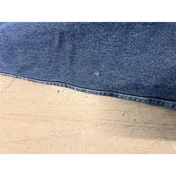 Cabela's Flannel-Lined Jeans Blue Denim Straight Cold-Weather Outdoor - 32x30 - Picture 6 of 13